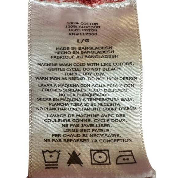 Hurley Red Graphic Long Sleeve Shirt size L - Picture 5 of 6